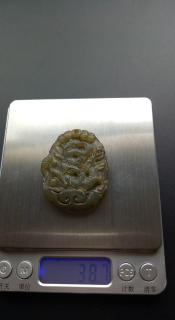 朋友家传 和田玉挂件一枚