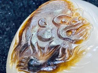 匠心比"猩"!和田籽料"福星高照"!